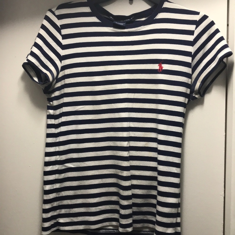 Horizontal stripes polo